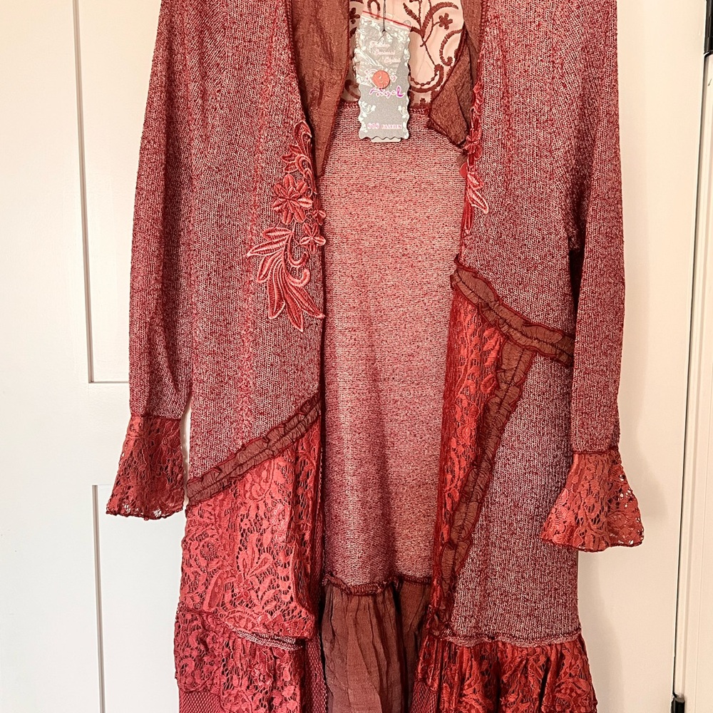 Pretty Angel Boutique Maroon Cardigan